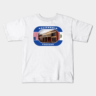 California, Fontana City, USA Kids T-Shirt